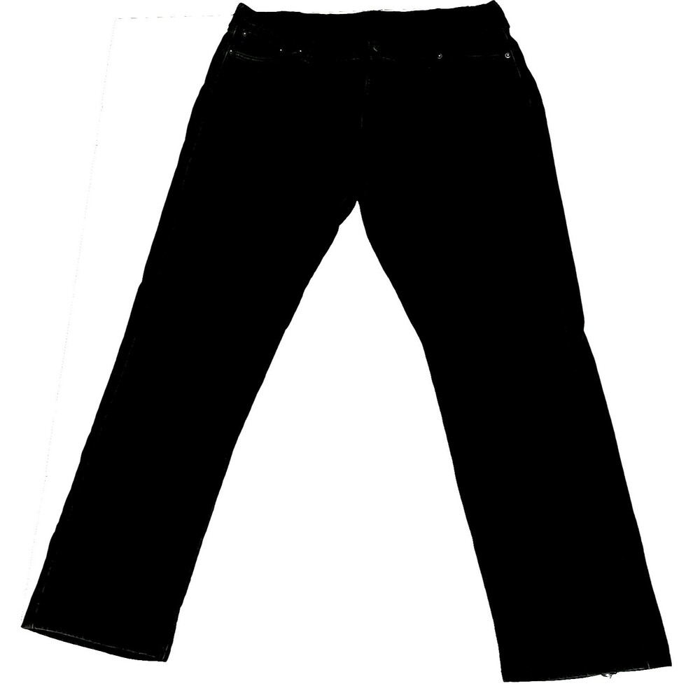 Levis 511 Jeans Mens 42x34 Black Wash Slim Straight 99% Cotton Denim Casual